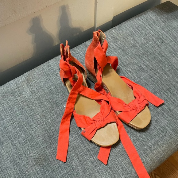 UGG Shoes - UGG Red Tie-Up Sandals